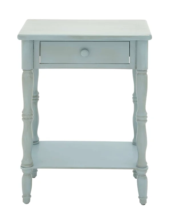 Wood Side Table 22x22W - 31x22H