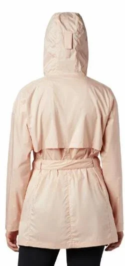 Columbia Pardon My Trench Rain Jacket - Women's Peach Cloud, Xs