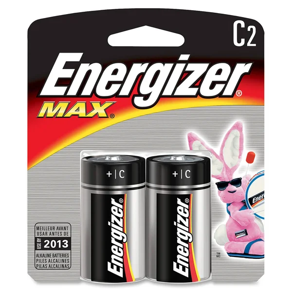 Energizer E93BP2CT Max Alkaline C Batteries