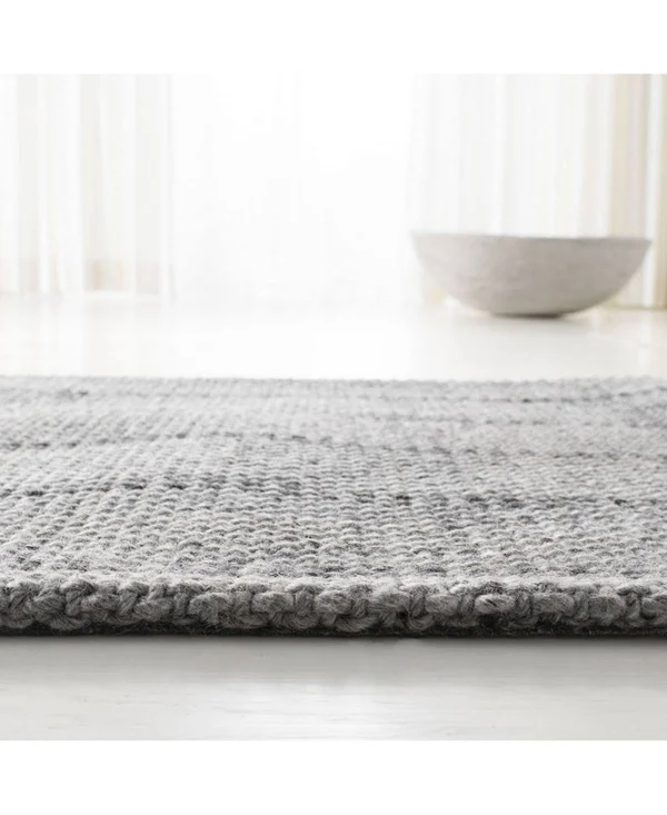 Lauren Ralph Lauren Tamworth Check LRL6450C Silver 5' x 8' Area Rug - Silver