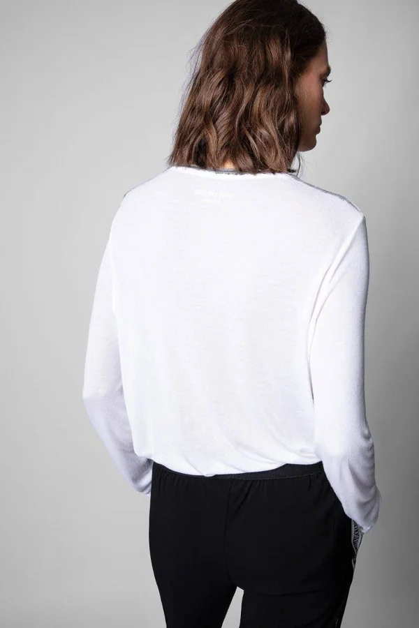 Zadig & Voltaire - Willy Foil T-Shirt - Blanc