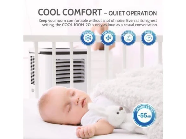 Rollicool 14, 000 BTU Portable Air Conditioner with Voice Control (100H-20)