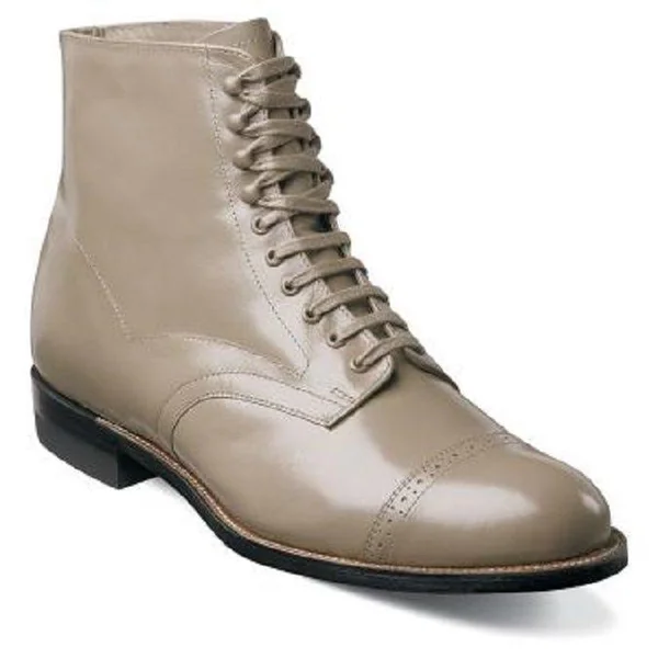 Stacy Adams Men's Madison Ankle Boot - White