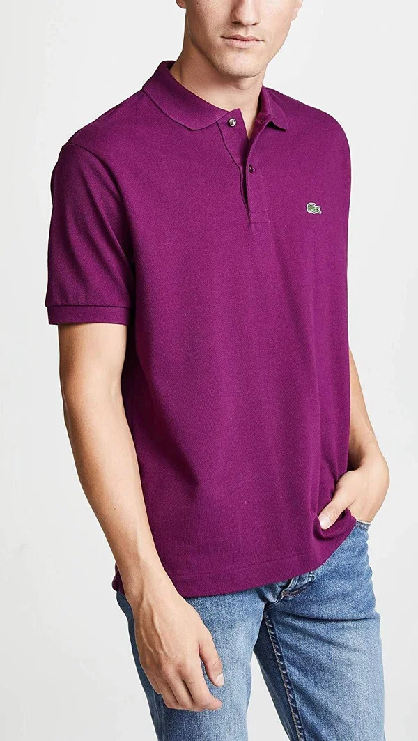 Lacoste Men's Classic Short Sleeve L.12.12 Pique Polo Shirt