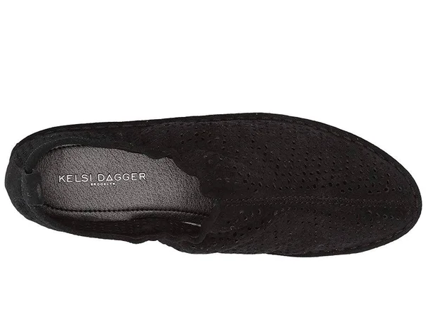 Kelsi Dagger Brooklyn Women's Royce Sneaker, Black Perforate, Size: 8