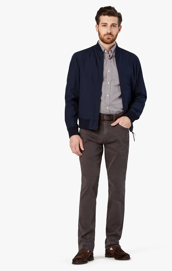34 Heritage Men's Charisma Relaxed Straight in Anthracite Twill - Men's Pants