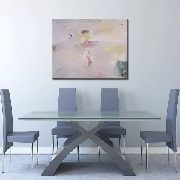 &A Dream Principe& Abstract Wrapped Canvas Wall Art - 30x22 W x 20x22 H