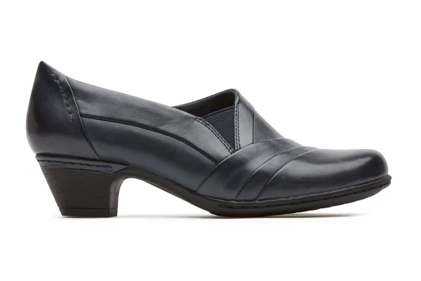 Rockport Women's Cobb Hill Abbott Slip On - Size: 9.5, Navy Leather