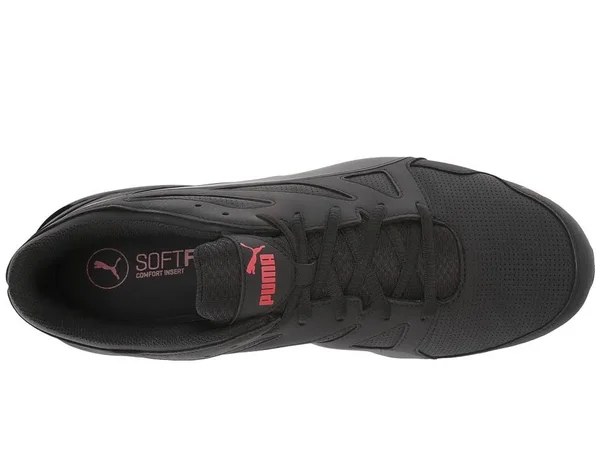 Puma Men's Tazon Modern Softfoam Running Shoes (Black/Red) - Size 11.0 D
