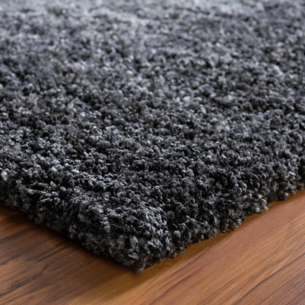 Soft Touch Shag Smoke Gray 7x10 Area Rug