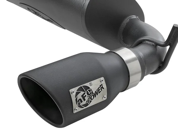 aFe Power 49-48061-B Rebel Series Axle-Back Exhaust System for Jeep Wrangler