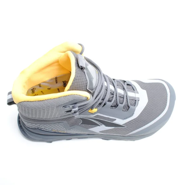 Altra Men's Lone Peak All-Wthr Mid Gray/Yellow - 10.5