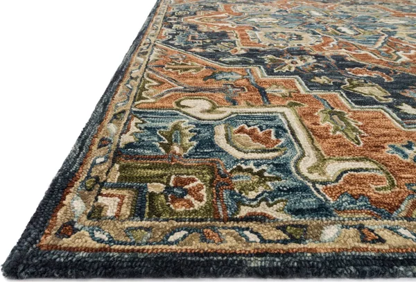 Loloi Victoria VK-16 3&6x22 x 5&6x22 Rust - Multi Rug