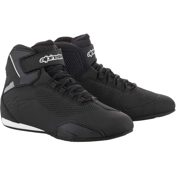 Alpinestars Sektor Vented Shoes (7 - Black/Gray/Red)