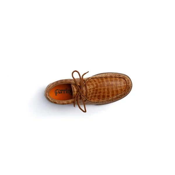 Ferrini Mens Print Belly Rogue Honey Shoes 10D