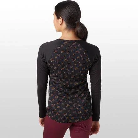 Patagonia Capilene Midweight Crew Top - Women's Clover/Black, Xxs