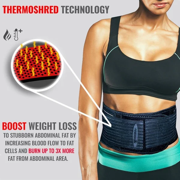 Iron Bull Strength The Shred Belt - Waist Trimmer Belt, Belly Fat
