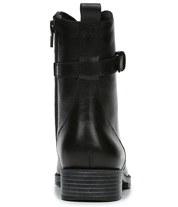 Naturalizer Sycamore Combat Boot - Black Leather - 5/M
