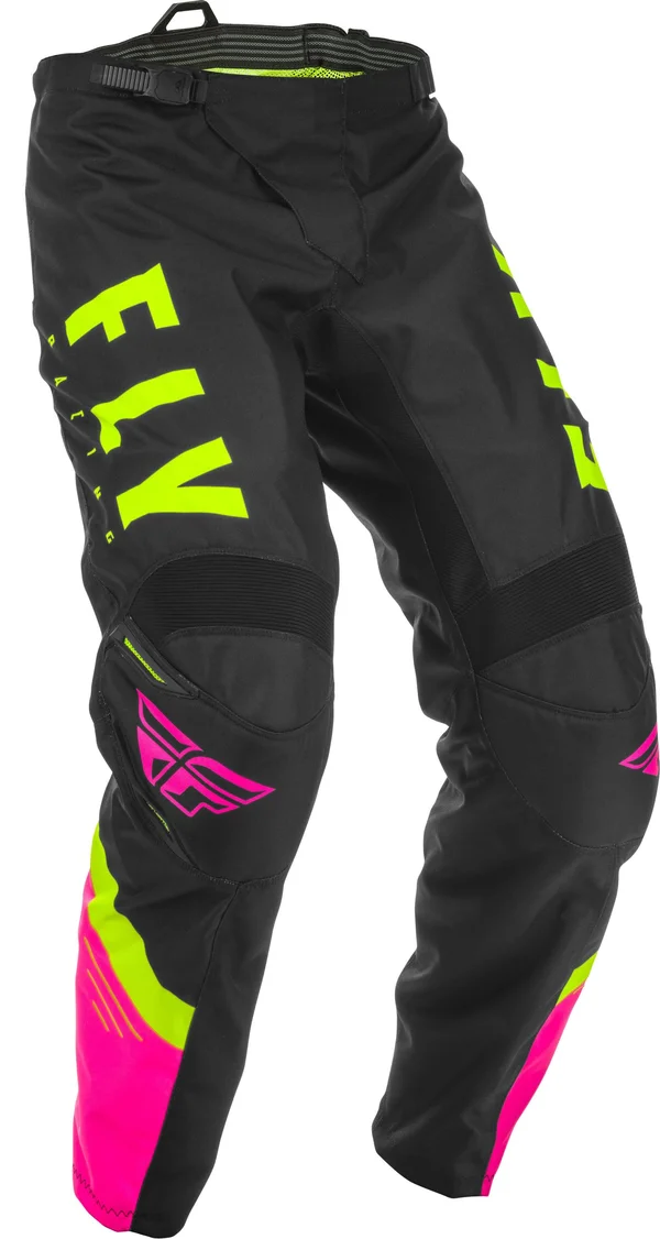 Fly Racing F-16 Pants Neon Pink/Black/Hi-Vis (Black, 28)