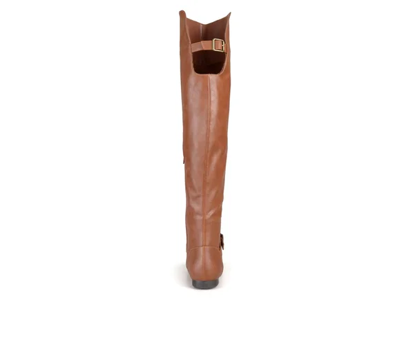 Journee Collection Women's Wide Calf Loft Boot - Chestnut