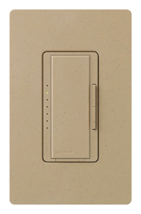 Lutron MSCELV-600M-MS Electronic Low-Voltage Dimmer, Mocha Stone