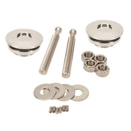 Quik Latch Ql-50-lp-p Polished Low Profile Hood Pins