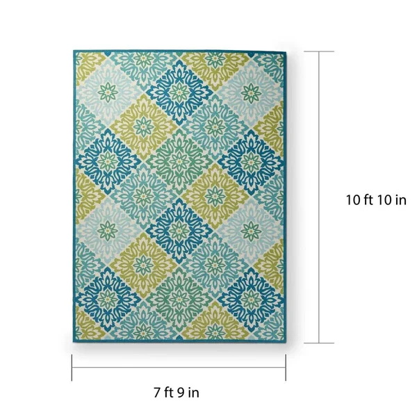 Copper Grove Perth Indoor/ Outdoor Area Rug - 2&3x22 x 8& Runner - Marine