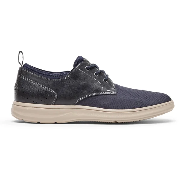 Rockport Mens Zaden Plain Toe Oxford - Size 10 W - Blue