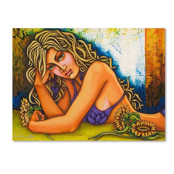 Trademark Fine Art Victoria Mio 'Sunflower Beauty' Canvas Art - 18x24