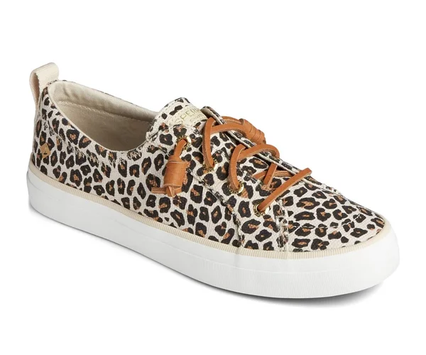 Sperry Women's Crest Vibe Animal Print - Tan/ Black - 7
