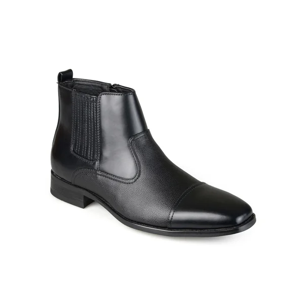 Vance Co. Alex Men's Cap-Toe Dress Boots, Size: 12, Black