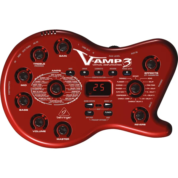 Behringer V-amp3 Virtual Guitar Amplifier with USB Interface