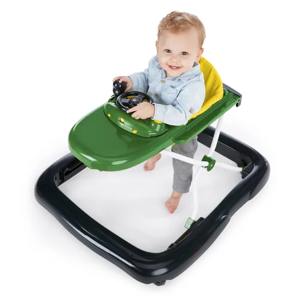 Bright Starts 3 Ways to Play John Deere Gator Baby Walker with Activity Station Green