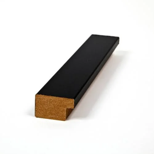 Collage Picture Frame - Satin Black Frame with 6 openings for 5x7 Photos with Dutch Blue Mat. D3926FE2041, ArtToFrames
