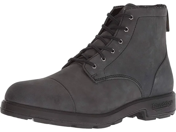 Blundstone Women's 1619 Lace-Up Boot - 6 UK - Rustic Black