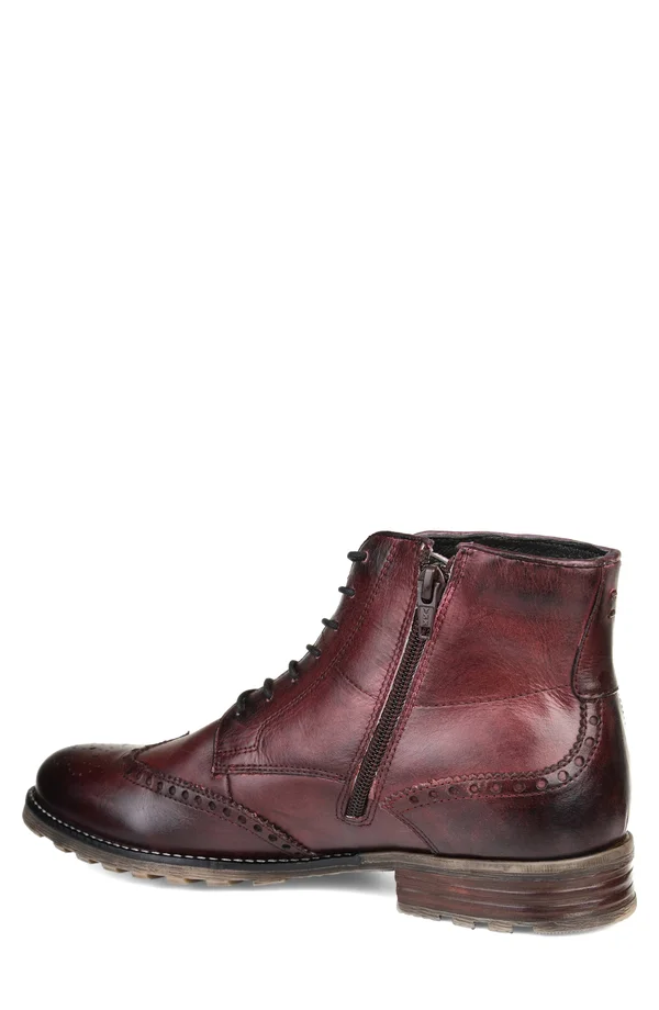 Men's Thomas & Vine RYKER Wingtip Boot, Size 8.5 M - Burgundy