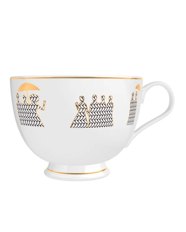 Memo Paris 2 x 4 oz. Cedar from French Leather Candle in Tea Cups Set, Scents & Fragrance Candles
