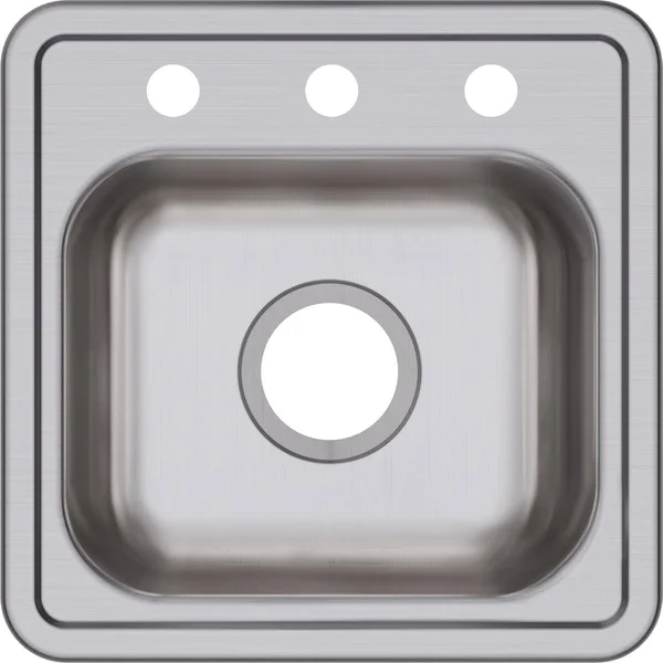 Elkay D115163 Dayton 15x22 Stainless Steel Bar Sink, Single Bowl, Satin