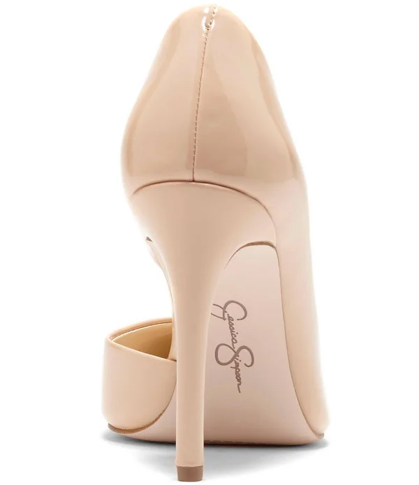 Jessica Simpson Prizma Patent D&Orsay Pumps - 8.5M