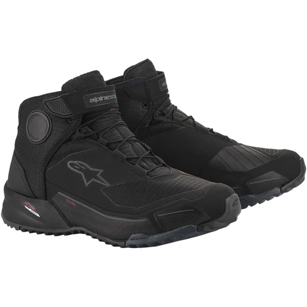 Alpinestars CR-X Drystar Riding Shoes - Black/Black - 12.5