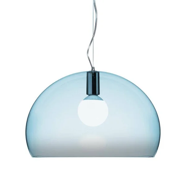 Kartell FL/Y Small Bubble Pendant Lamp - Orange