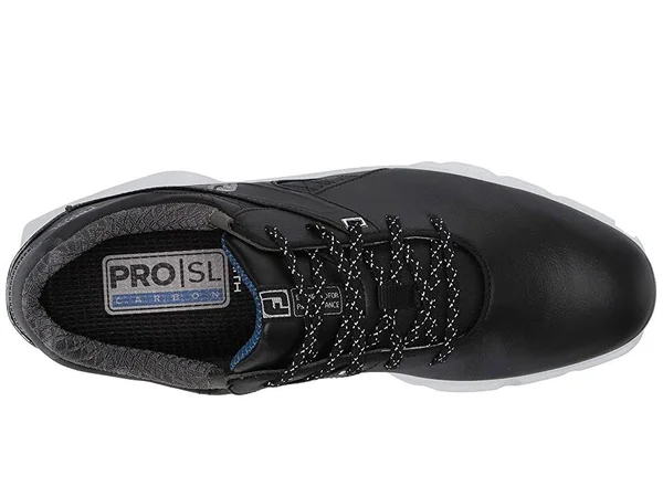 FootJoy Men's Pro|SL Carbon Spikeless Golf Shoes Size 9.5, Black