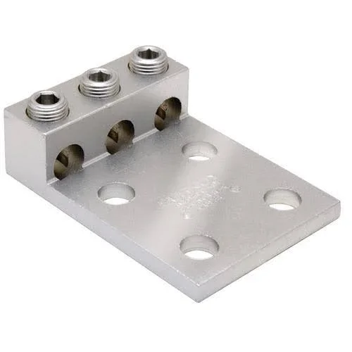 Burndy - K3A29U4N, 391112 Al Universal Terminal, 3 Conductor, 4 Hole