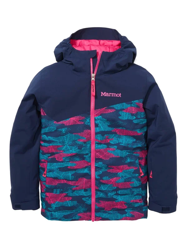 Marmot Tasman Insulated Jacket - Girls& Arctic Navy Haze CAMO/ARCTIC Navy, Xs