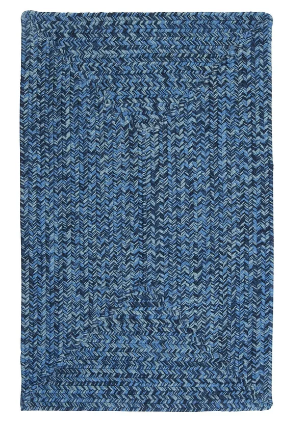 Colonial Mills 7&0x22 x 9&0x22 Blue Wave Catalina Area Rug